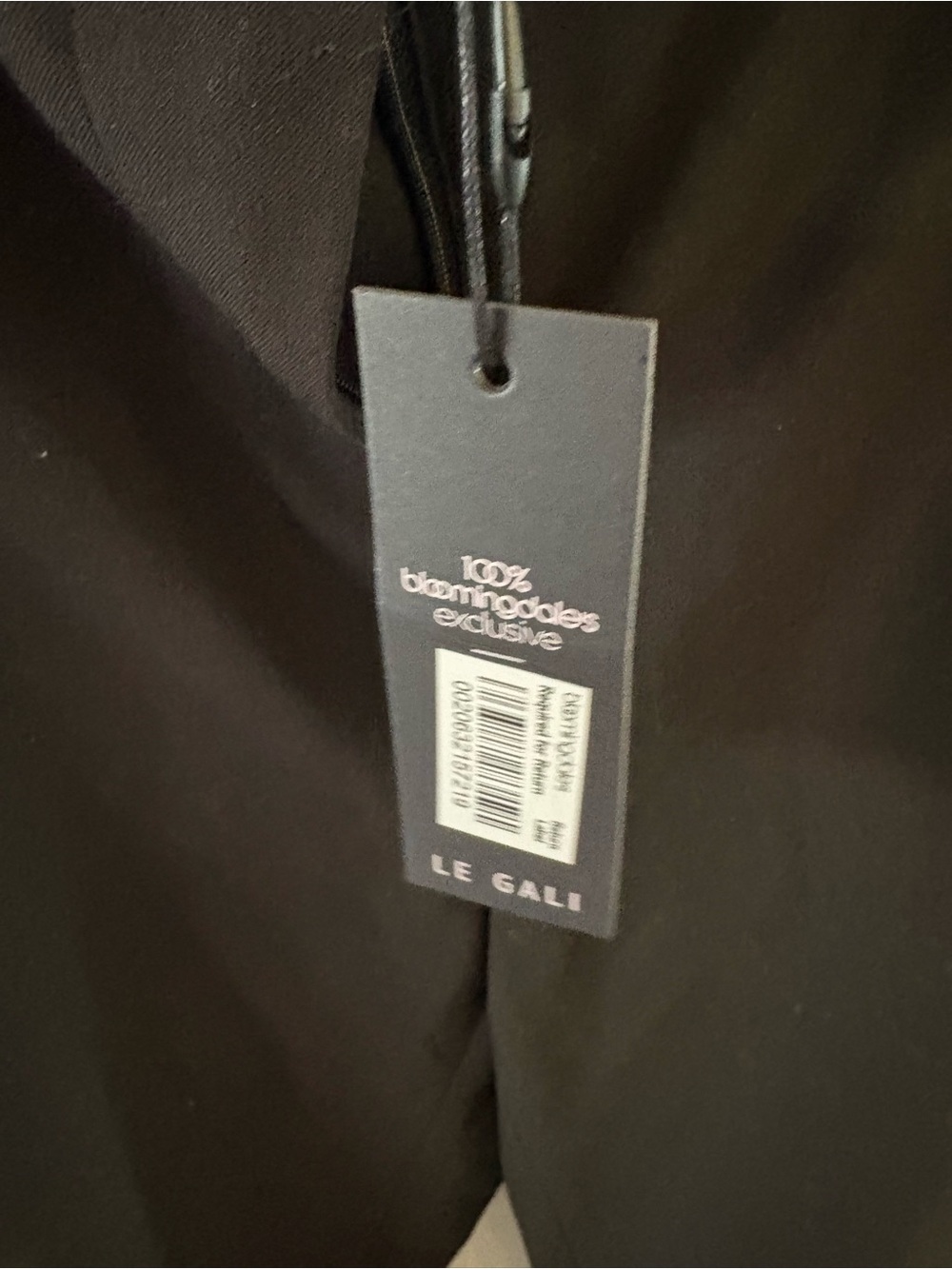 Bloomingdale's Black Tailored Trousers - Picture 2 of 5